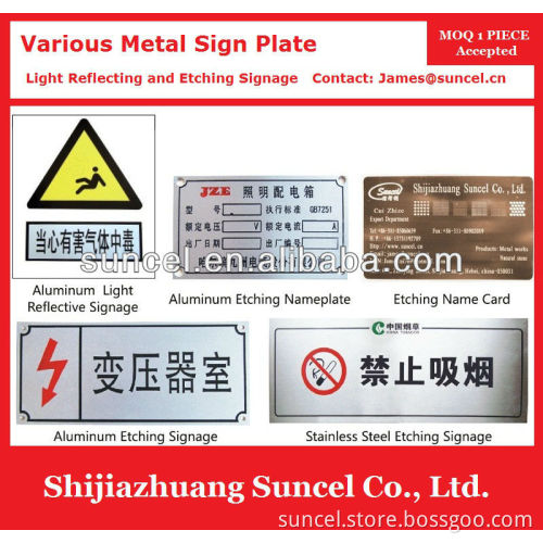 Metal Sign Plate Making Factory